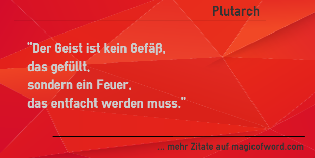 Zitat von Plutarch