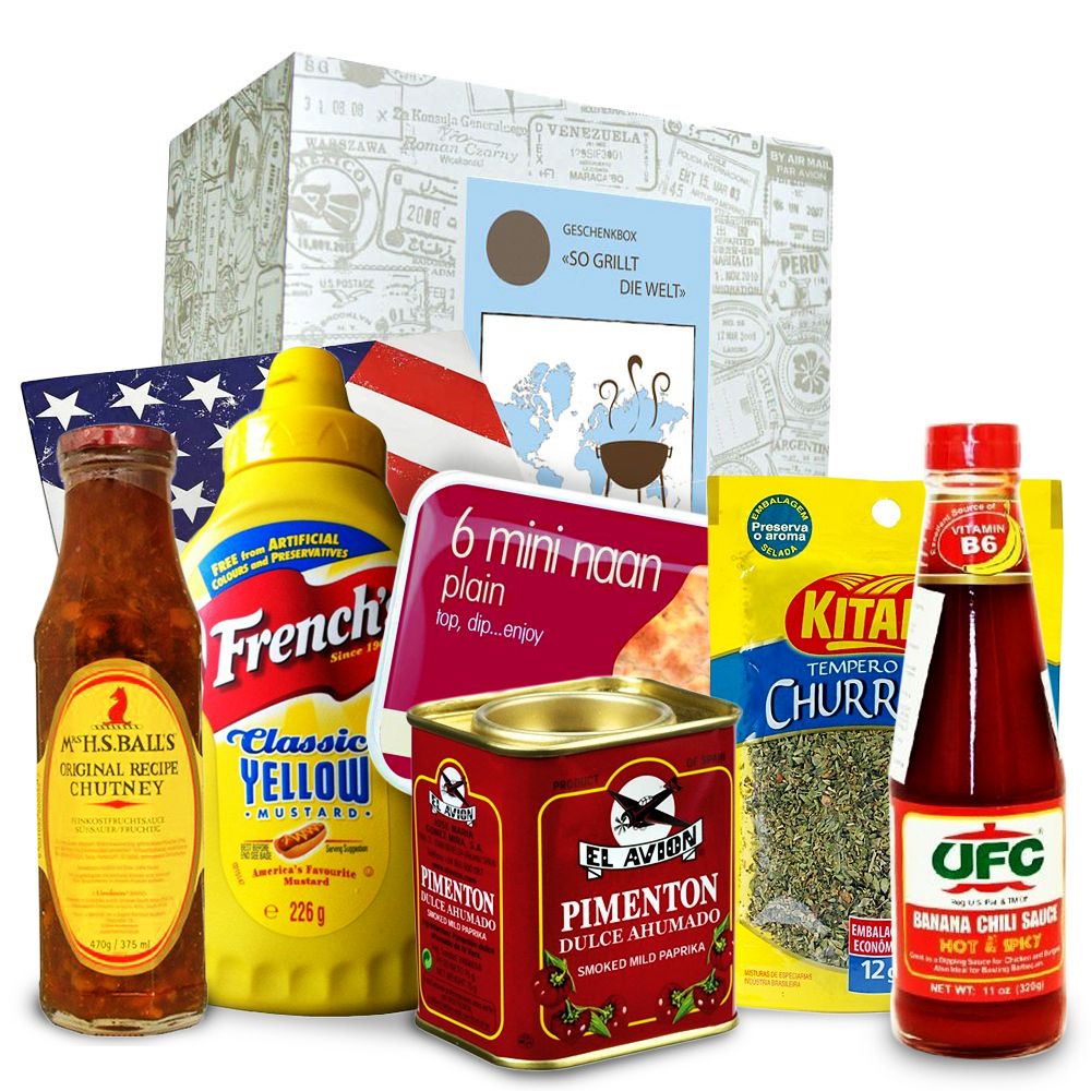 Geschenkbox „So grillt die Welt“