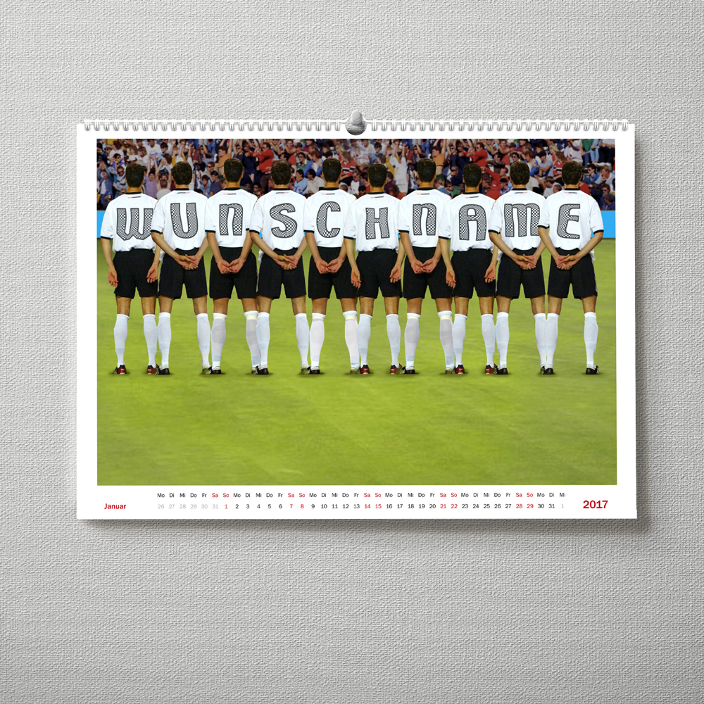 Personalisierbarer Fußball-Kalender *Magic Name*