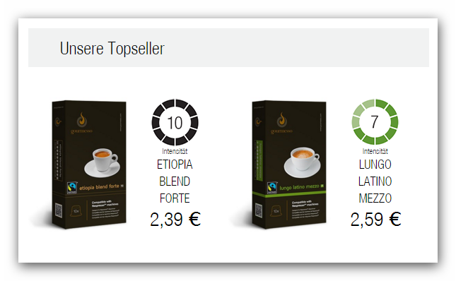 Gourmesso Topseller