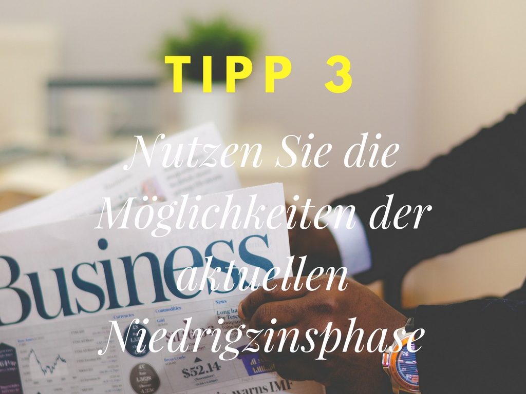 Tipp 3 zur Verbesserung Ihrer persönlichen Finanzen
