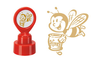 Lustige Motivationsstempel für Lehrer - Bienchen Lustige Motivationsstempel für Lehrer - Bienchen