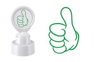 Lustige Motivationsstempel für Lehrer - Daumen hoch Lustige Motivationsstempel für Lehrer - Daumen hoch