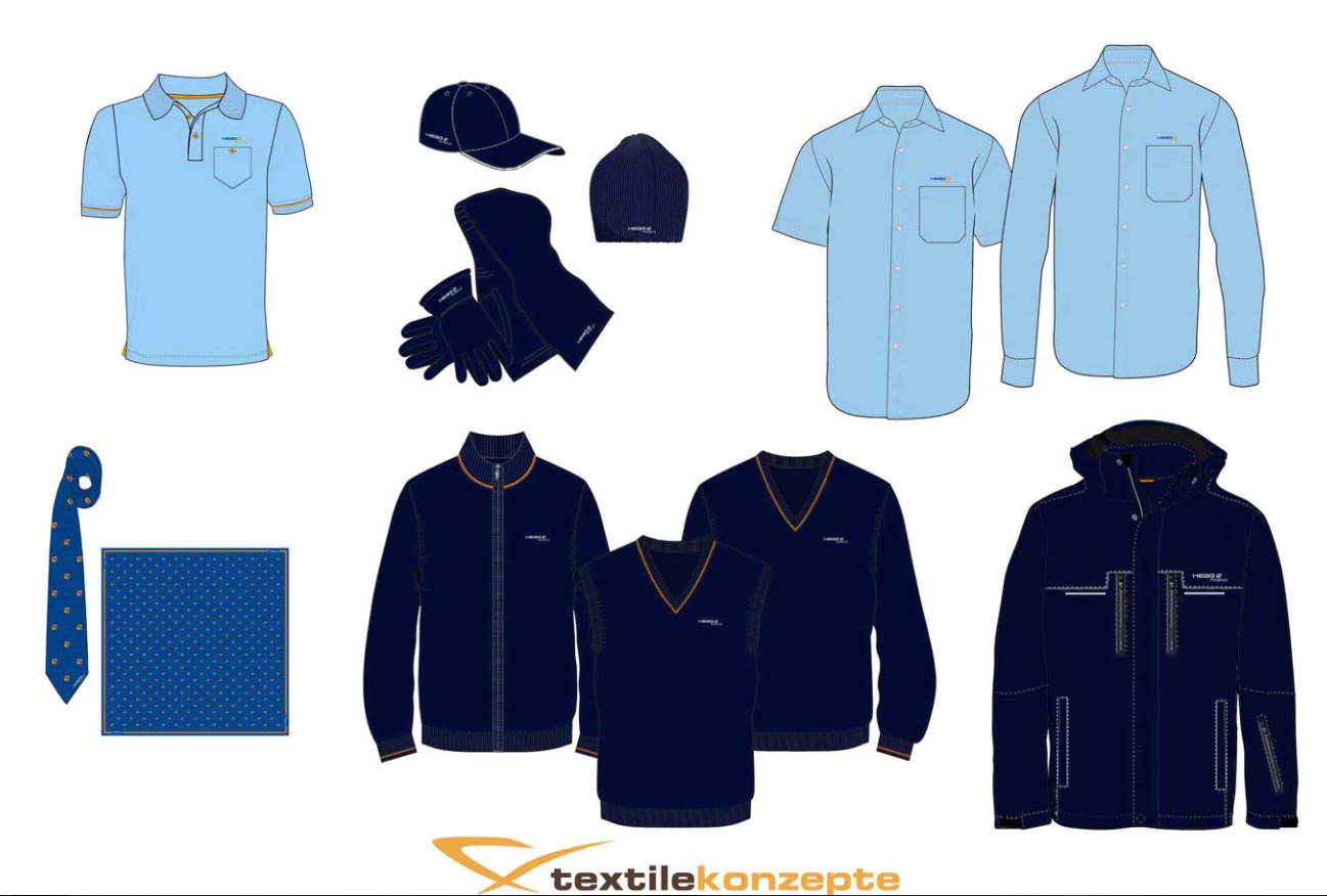Corporate Fashion Kollektionen von textile konzepte Corporate Fashion Kollektionen von textile konzepte