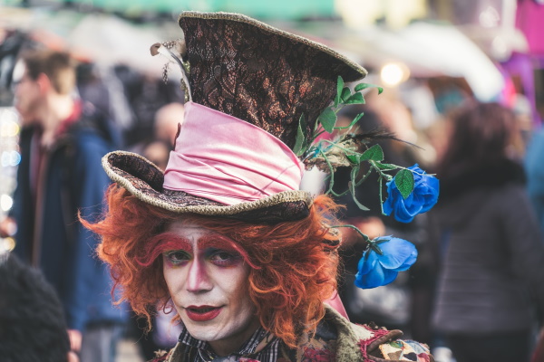 Lustige Perücken und Frisuren für Fasching, Karneval, Halloween oder Bad Taste Party - Mad Hatter Lustige Perücken und Frisuren für Fasching, Karneval, Halloween oder Bad Taste Party - Mad Hatter