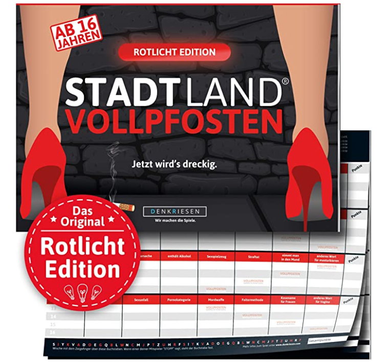 DENKRIESEN - Stadt Land VOLLPFOSTEN - ROTLICHT Edition DENKRIESEN - Stadt Land VOLLPFOSTEN - ROTLICHT Edition