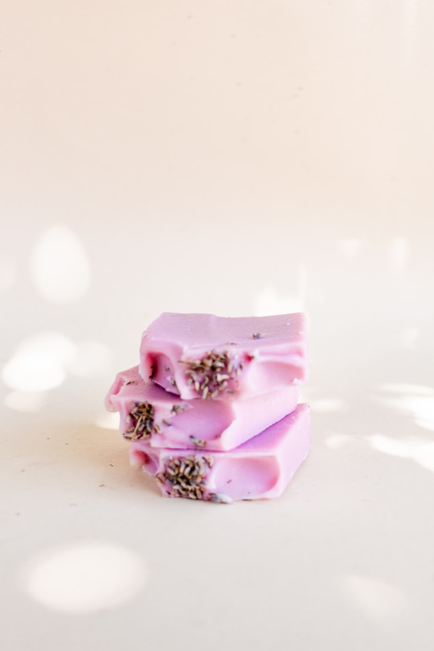 Originelle Seifenkreation in Pink