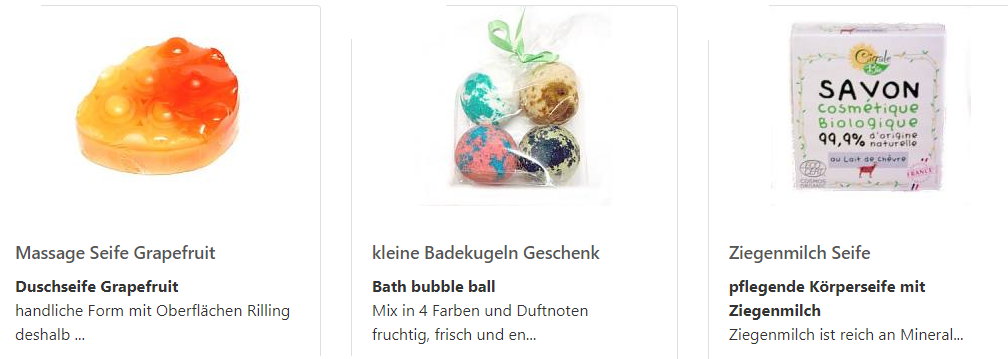 Seifen Versand - Online-Shop für Seife und Körperpflege