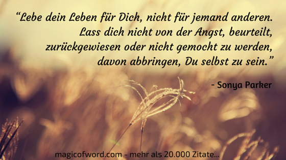 Zitat von Sonya Parker
