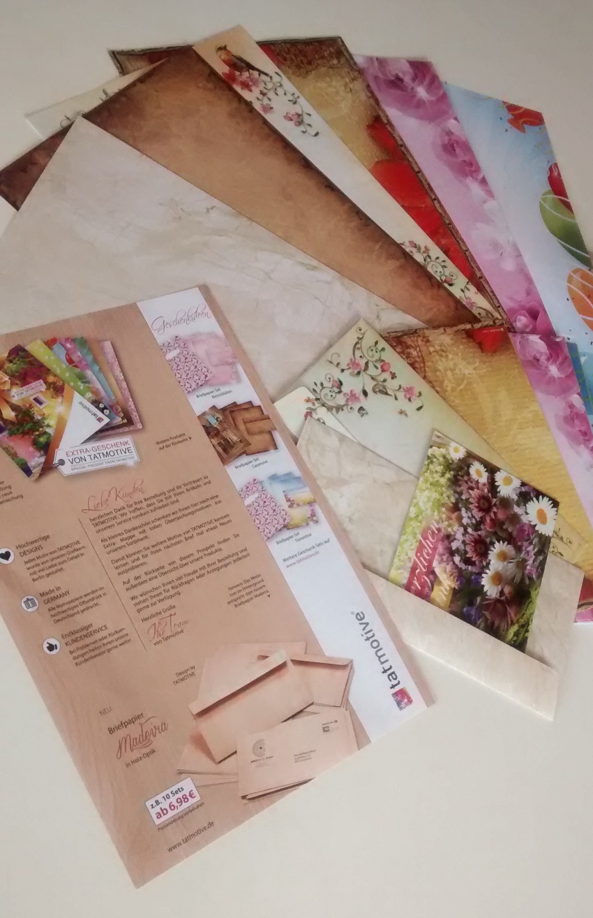 Tatmotive - Briefpapier und Einladungskarten im Produkttest Tatmotive - Briefpapier und Einladungskarten im Produkttest