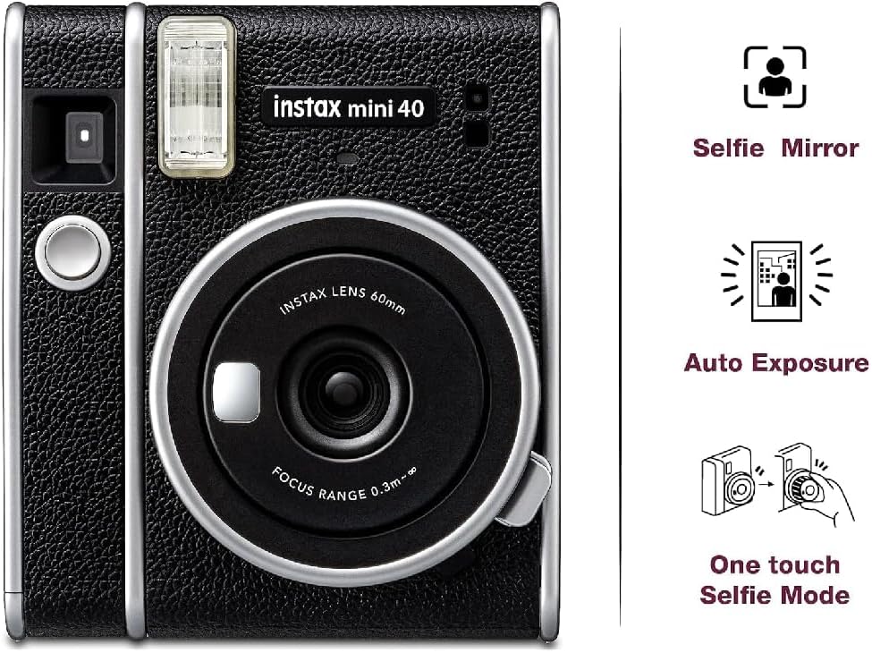 Fujifilm INSTAX mini 40 Sofortbildkamera mit Retro Charme Fujifilm INSTAX mini 40 Sofortbildkamera mit Retro Charme