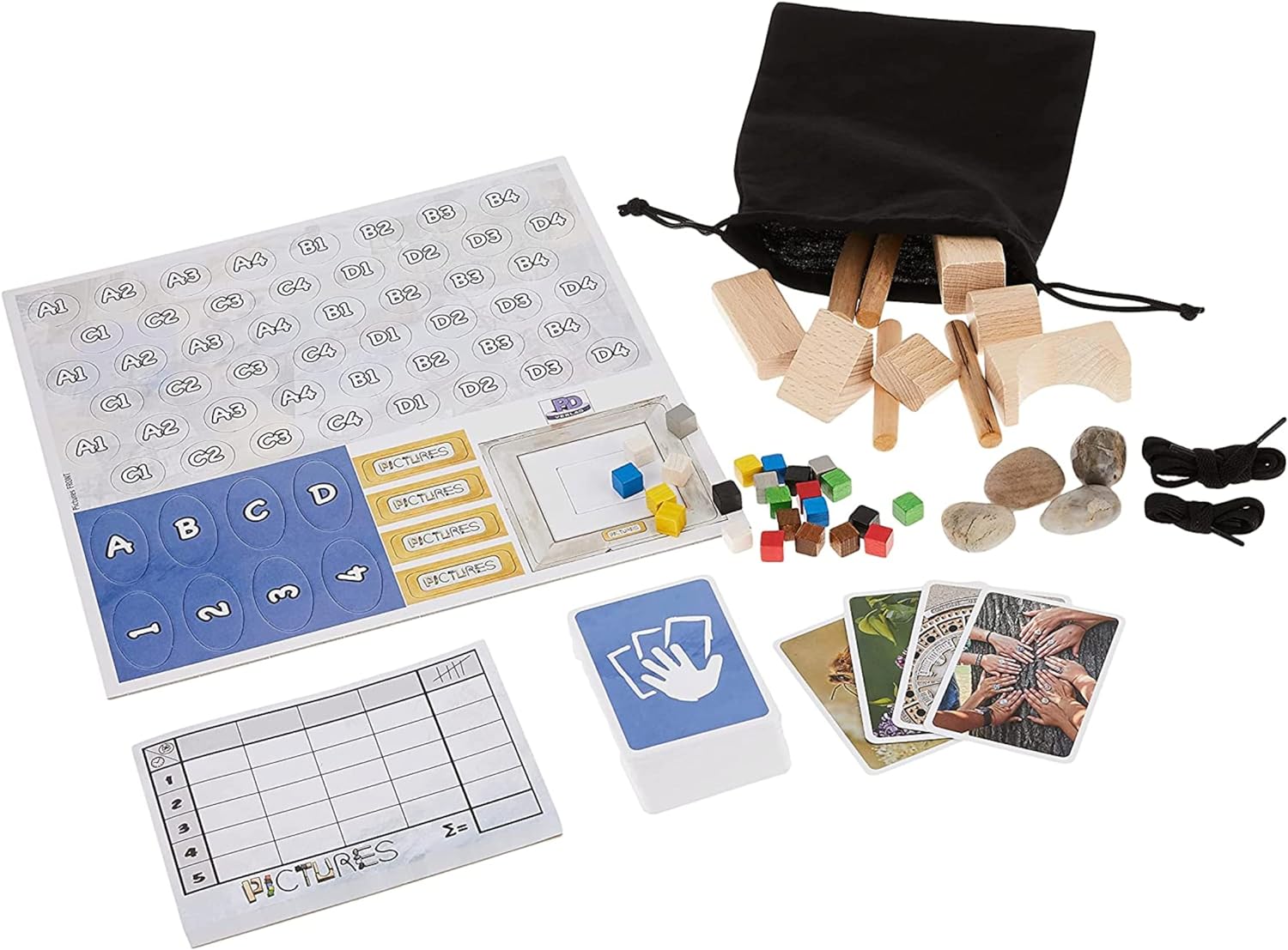 Pictures - Originelles Brettspiel für die ganze Familie - Inhalte Pictures - Originelles Brettspiel für die ganze Familie - Inhalte