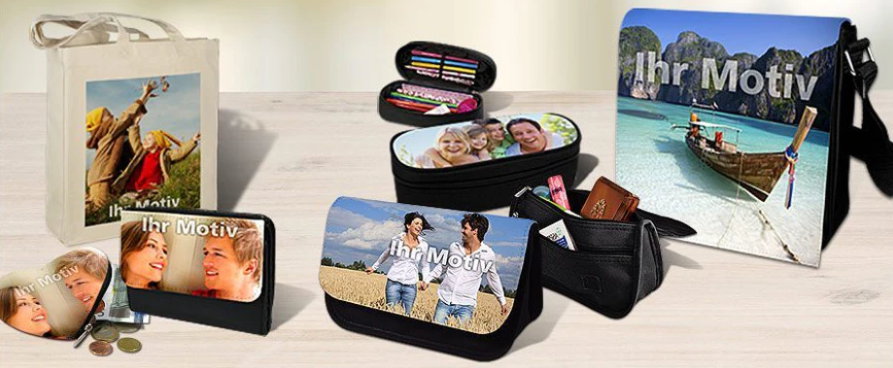 Personalisierte Geschenkideen und Fotogeschenke - Bedruckte Taschen
