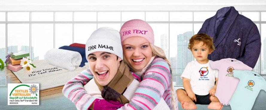 Personalisierte Geschenkideen und Fotogeschenke - Bedruckte Textilien