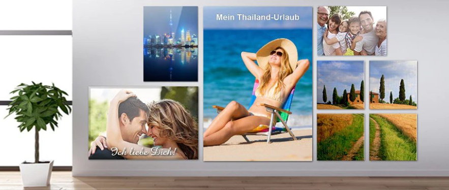 Personalisierte Geschenkideen und Fotogeschenke - Wandbilder