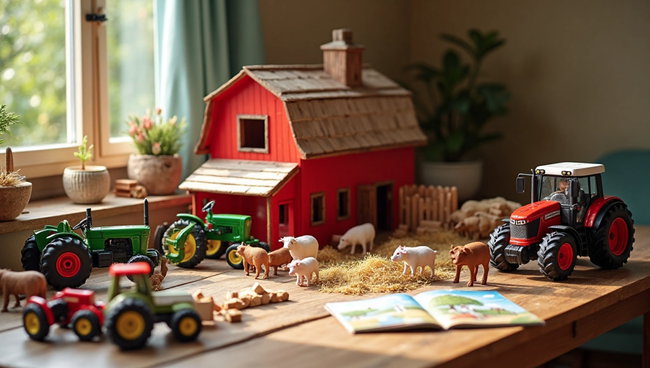 Miniatur-Bauernhof Spielzeug: Geschenkideen für Kinder und junggebliebene Landwirte