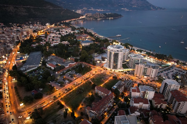 Batumi bei Nacht